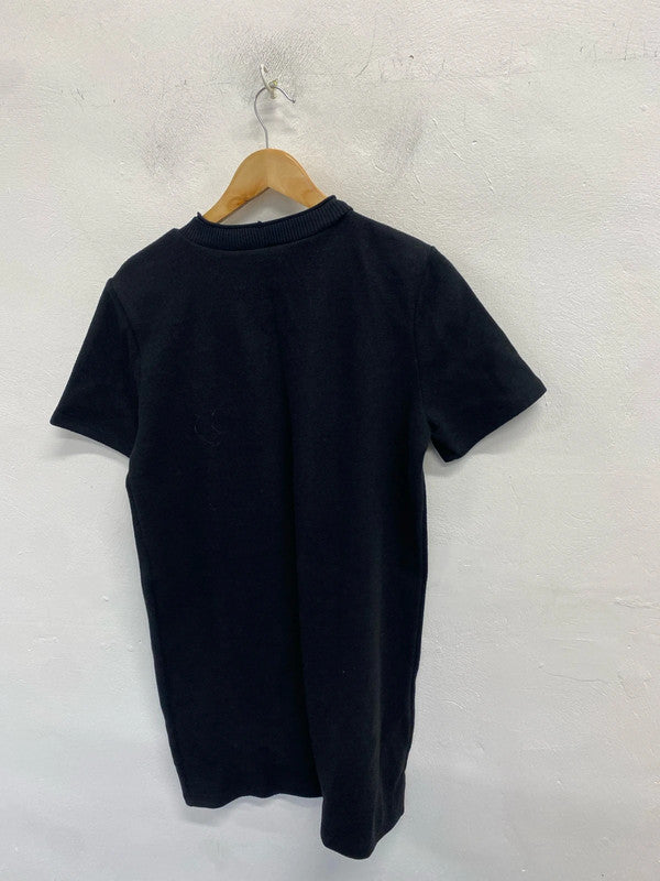 Lovely Zara black knit dress new with tags UK L AO001