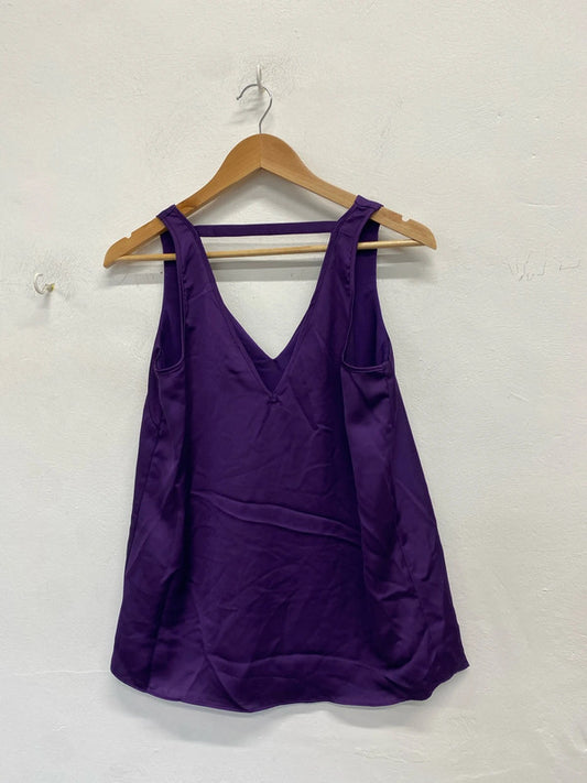 Lovely river island nwt purple cami UK 8 KM004
