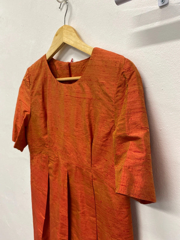 Fabulous handmade Vintage dress burnt orange 1960’s vintage vibes MM005