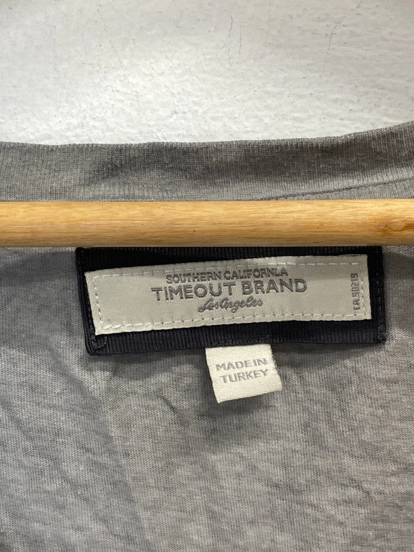 Lovely timeout brand grey printed tshirt UK 22 LK006