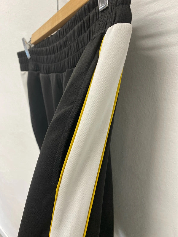 Fabulous H&M wide leg stipe jogger UkM JB001