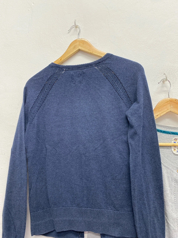 Fabulous Duo of Mantaray Cotton Cardigan Uk10 classic cosy JA002