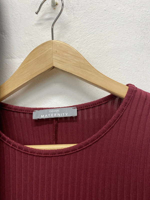 Fab duo of Ribbed maternity midi dress Uk 10/12 EW005