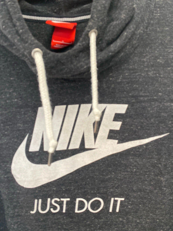 Fabulous Nike Charcoal Grey Marl hoodie UkL Ladies GW001