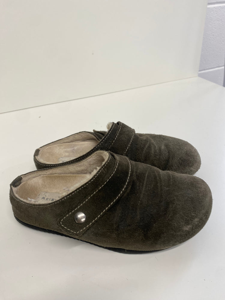 Reiss ambler shearling lined suede slippers Uk4 SS002