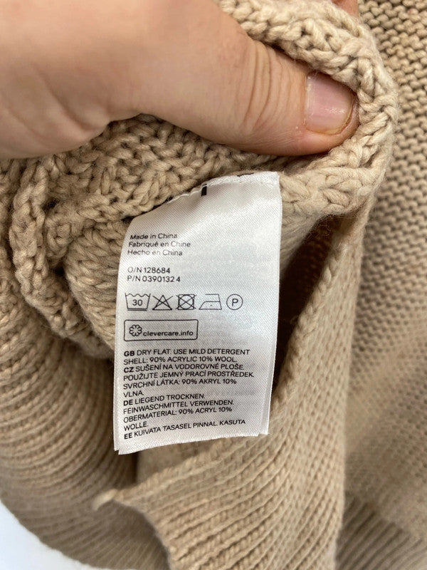 Super cosy biscuit brown H&M M jumper KM003