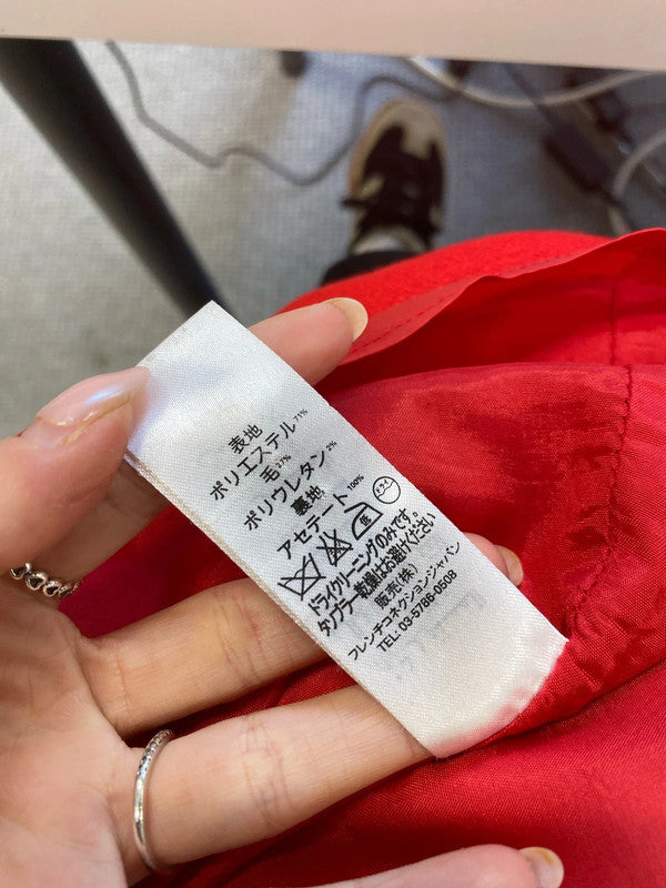 Stunning French connection midi v neck red dress UK 16 LG006