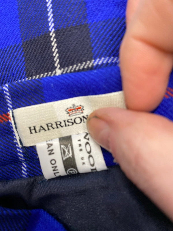 Fabulous Vintage wool tartan pencil skirt Uk10-12 W30 KD001