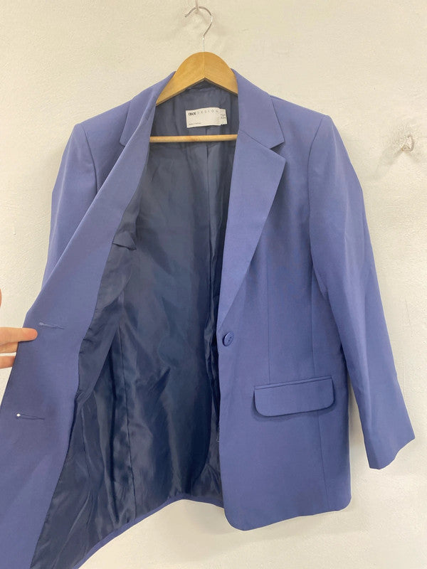 Asos Chic Dusty Blue Suit Set UK 4 MS002
