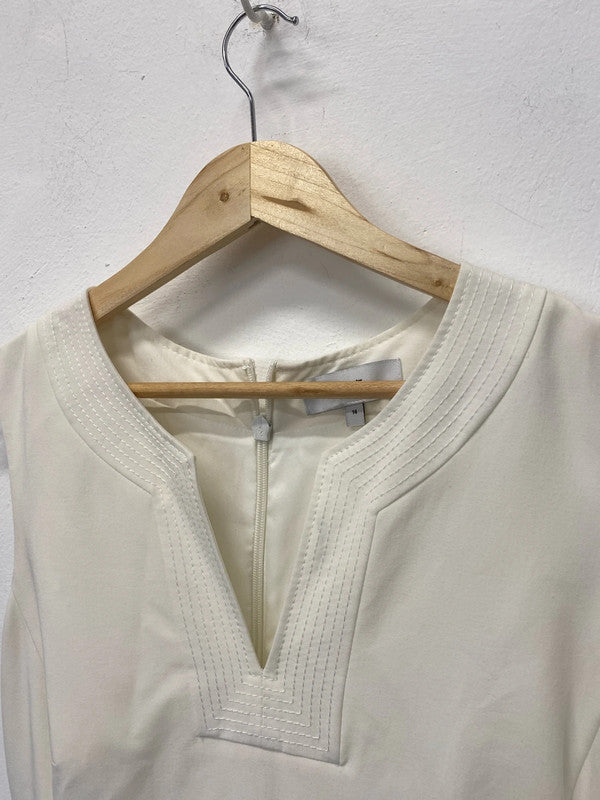 Fabulous Next Cream formal work dress Uk14 events LB004