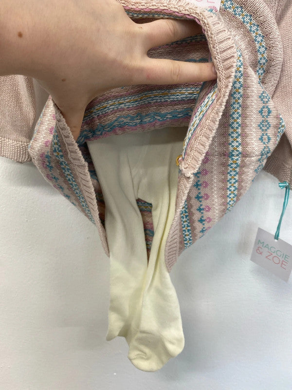 Maggie & Zoe Adorable Floral Pattern Knit Co-Ord 6-9 Months KM004