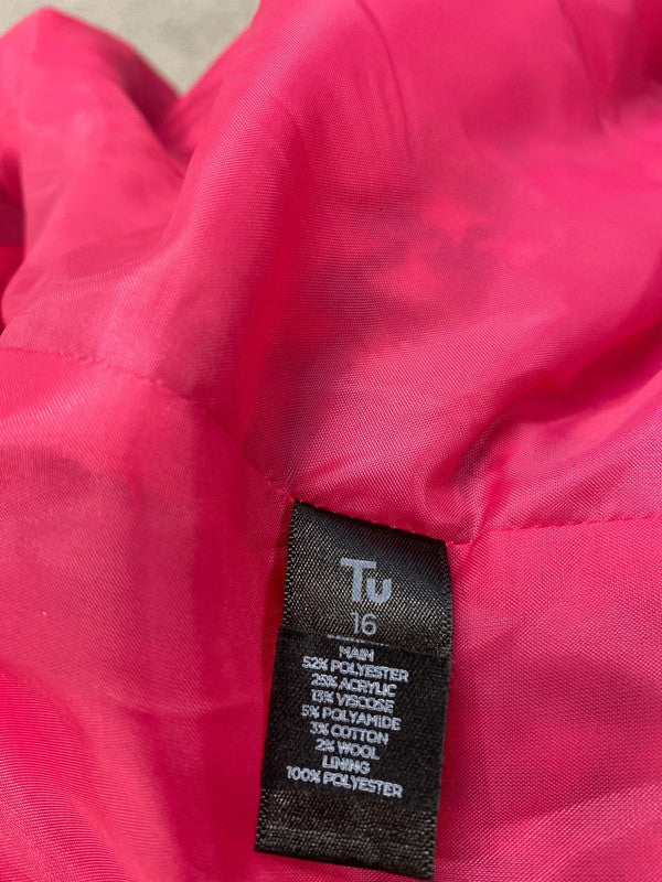 Fabulous Wool Houndstooth Co ord from TU Uk16 skirt & jacket LB001