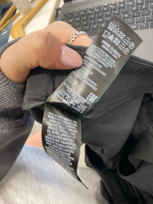 Lovely M&S grey straight office trousers UK 20 reg KN002