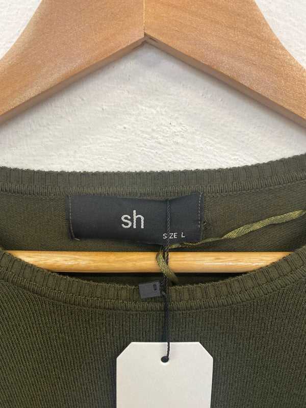 Silvian Heach Elegant Forest Green Jumper UK 12 AO001