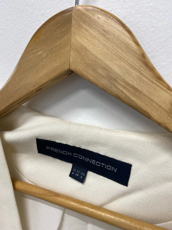 Fab classic French Connection cream open front uk6 KM004