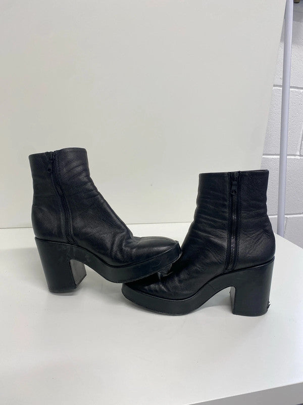 Amazing Rare Rag & Bone Fei classic black ankle boots UK3.5 SS002