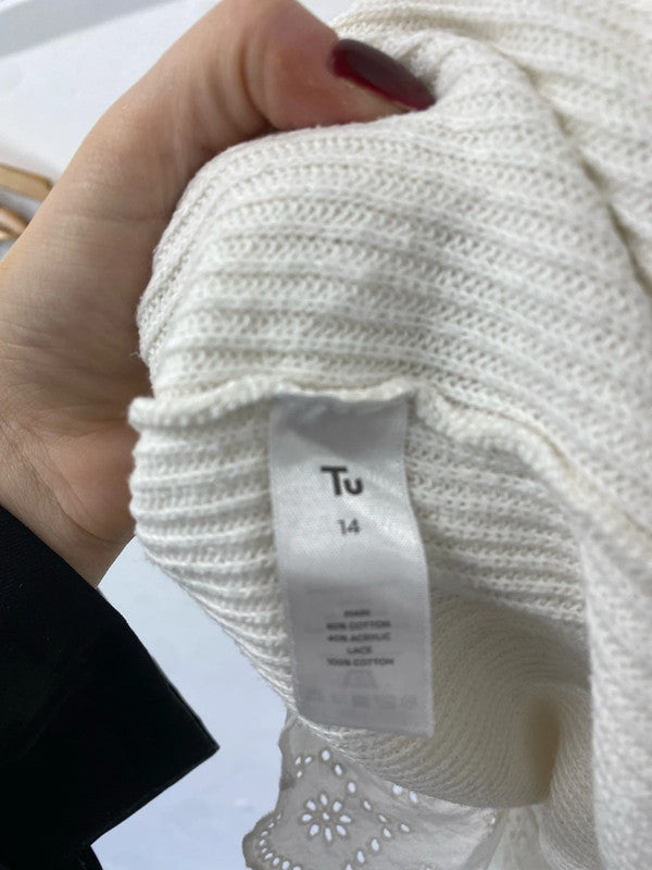 Lovely duo of jumpers cream next tu UK 14 LN001 #7