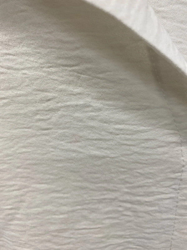 Made In Italy Fabulous White Sequin Eye Motif Oversize Blouse Size L VW001