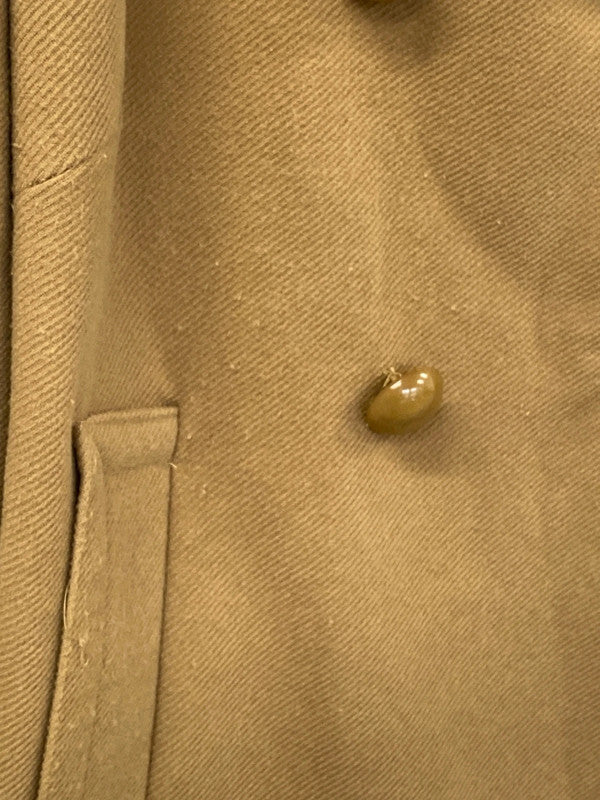 Classic Next mustard short Peacoat 18 double breasted KM003