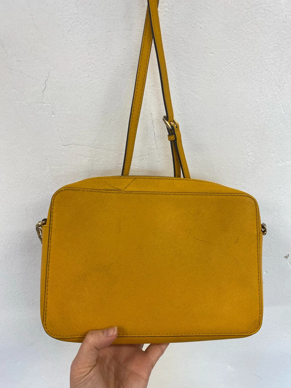 Michael Kors Fabulous Mustard Yellow Handbag DF002