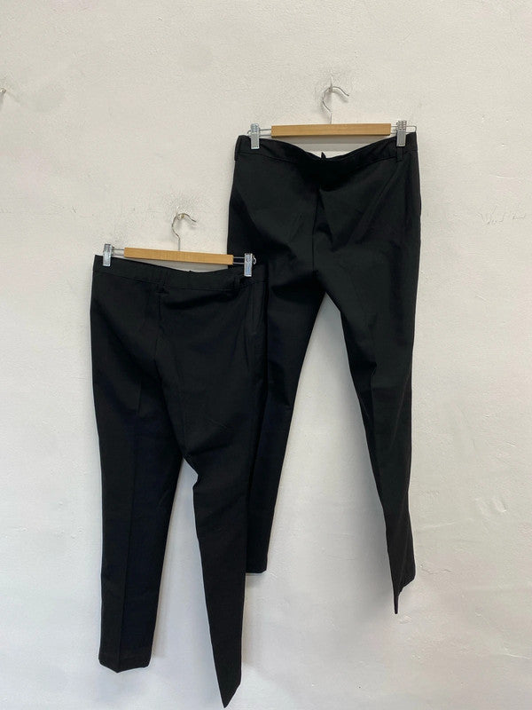 Fabulous duo 68 black school trouser M&S 13-14yr #68 NC001