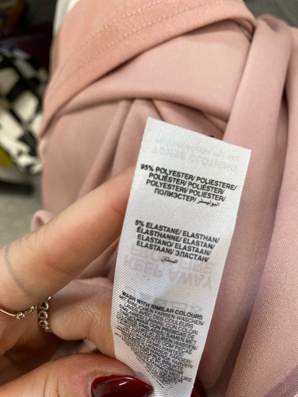 Gorgeous love yours pink skater skirt midi UK 22 RG021