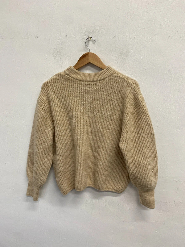 Lovely cosy asos design beige knit jumper UK 10 HA001