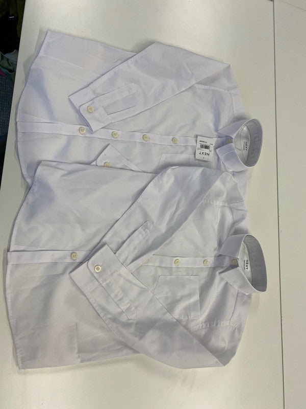 Fabulous new white school shirts age 6 KS002