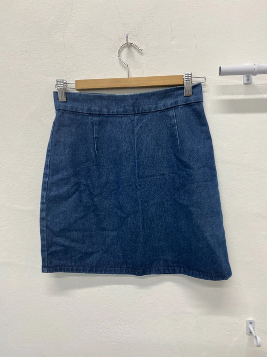 Fabulous Denim Co mini skirt Y2K UK6 MM005