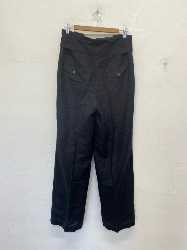 Twenty8Twelve Sienna Miller Stylish Hansel Black Trousers UK 12 KN003