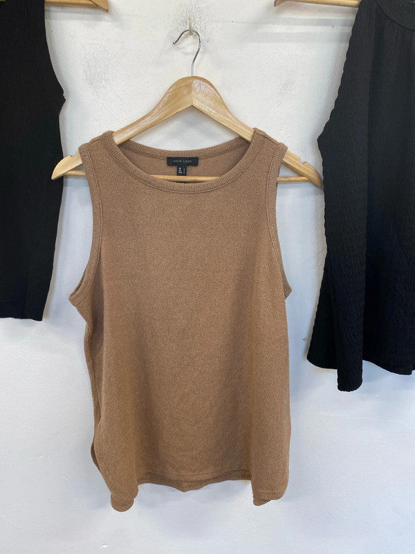 New Look & TU Stylish Vest Tops Trio UK 12-14 #8 LN001