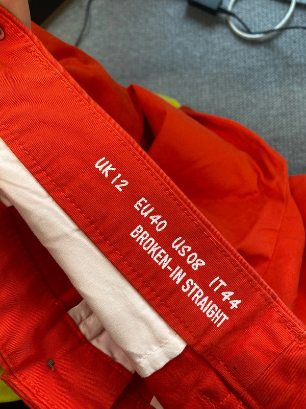 Lovely duo of gap khakis broken in straight UK 12 NN001