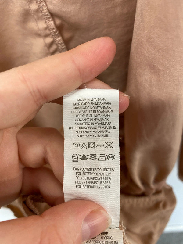 Primark Stylish Dusty Pink Raincoat Size M DS002