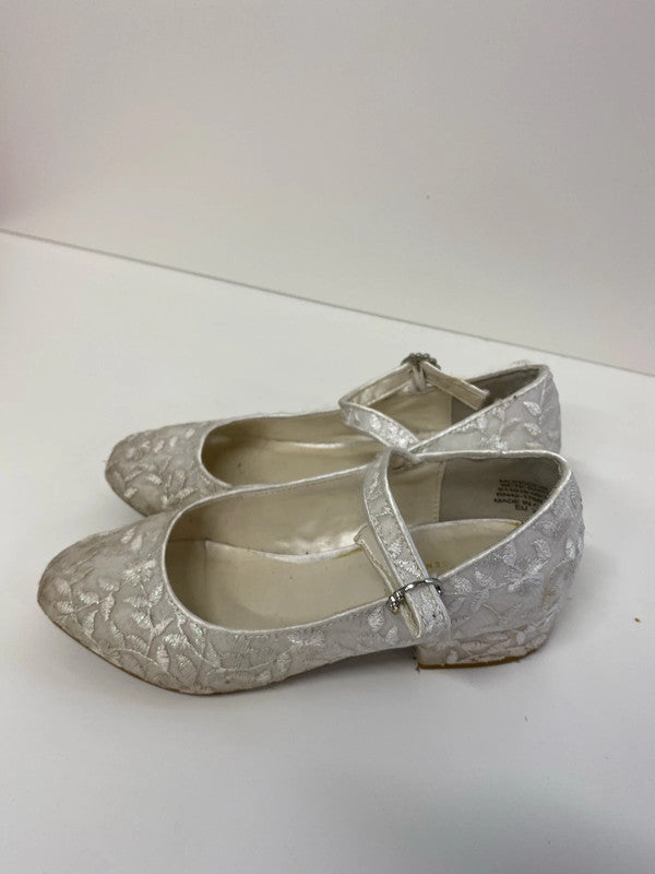 Fabulous Monsoon Cream embellished Shoes bridesmaid Uk3 JS004