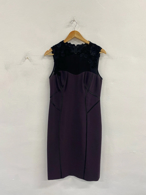 Stunning Karen Millen knee length dress uk 14 AW002