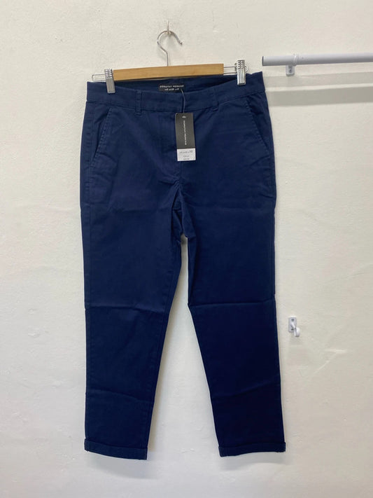 Fabulous Dorothy Perkins navy Blue tapered chinos Uk10 AO001