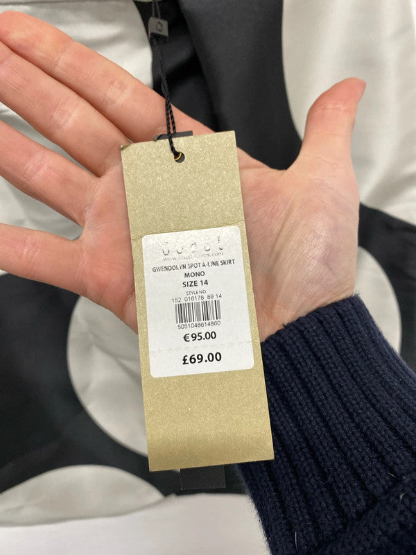 Coast Occasion Event skirt large spot pattern Uk14 New FR001