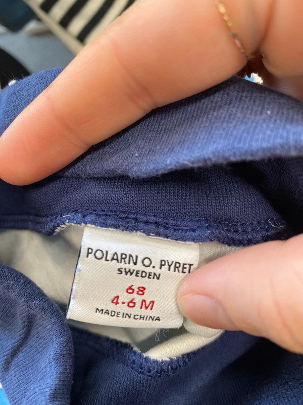 Fun and adorable Boys bundle Polarn O.Pyret No Added Sugar #5 age 4-6 months JP001