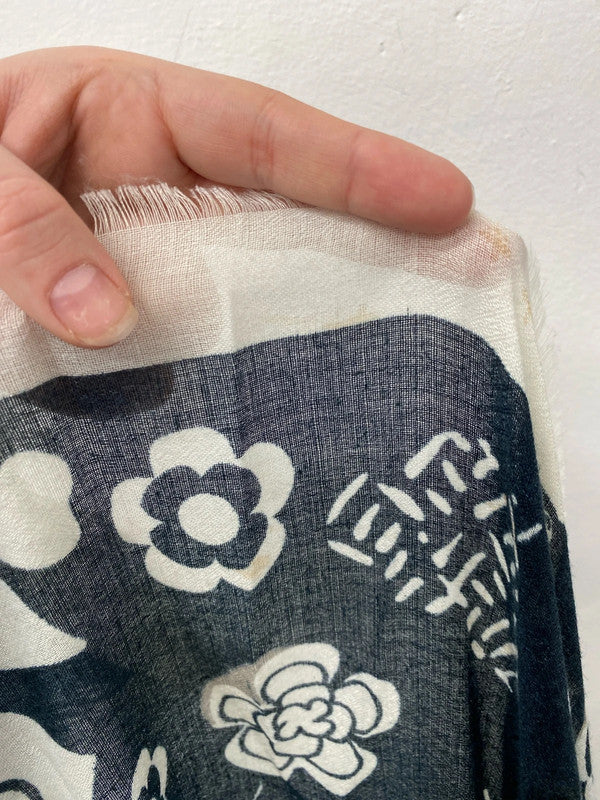 Malissa J & Unbranded Fabulous Black & White Scarves Trio #4 IM001