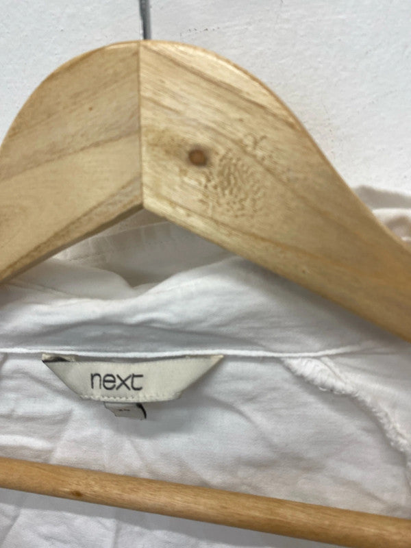 Fabulous Oversized White Pure Cotton Uk20 Next shirt IM001