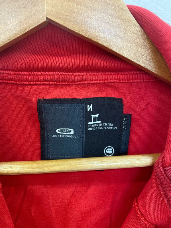 G Star Raw Stylish Red Running Jacket Size M SW001