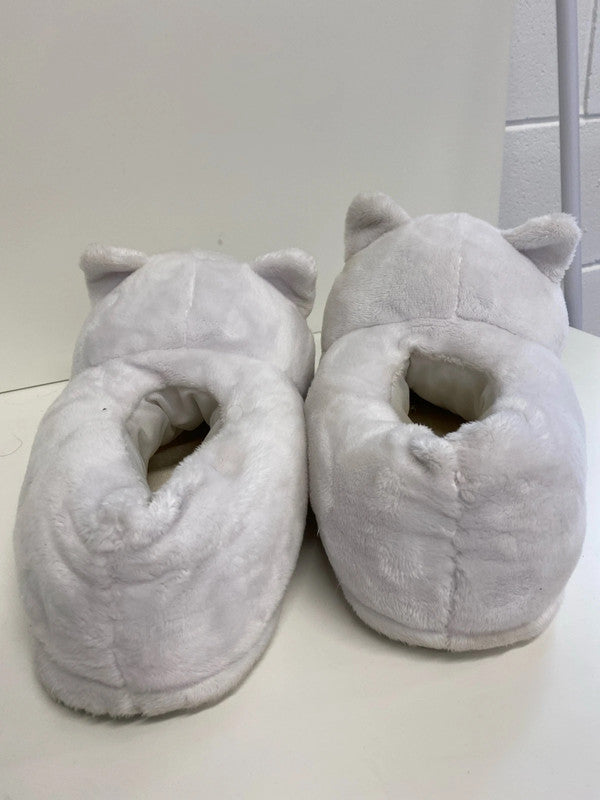 Fabulous Men’s Ripndip white cat flufffy slipper UkL/Xl 9-11 JR001