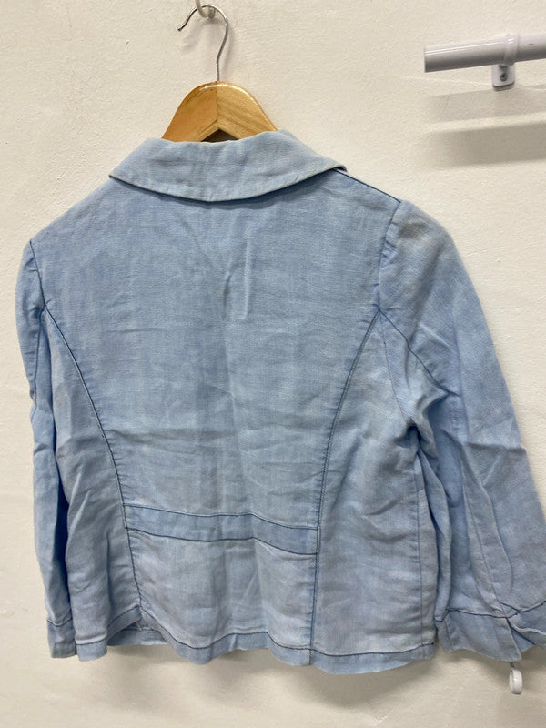 Fabulous Monsoon French Peter Pan linen blazer Uk12 Y2K MM005