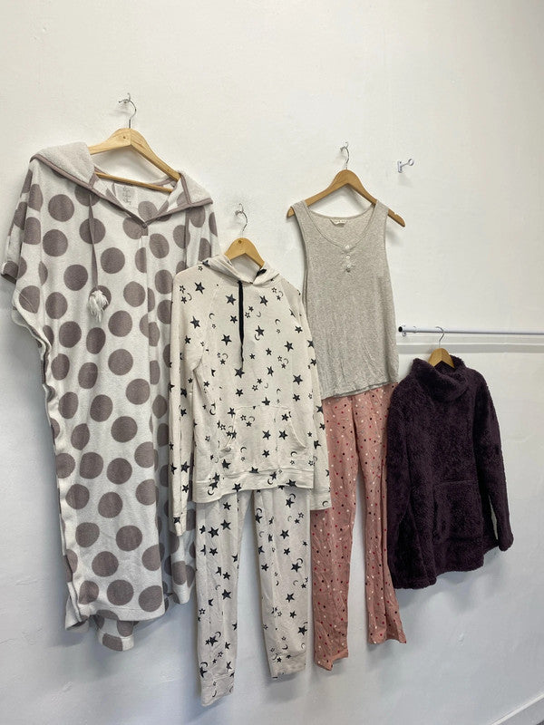 Fabulous Ladies Pyjama bundle M&S Uk10/12 F&F cosy #59 LD001