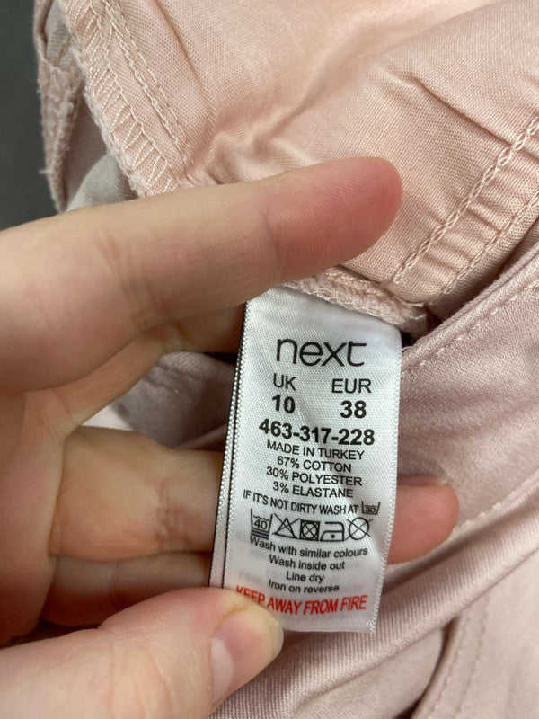 Next Fabulous Powder Pink Skinny Jeans UK 10R HA001