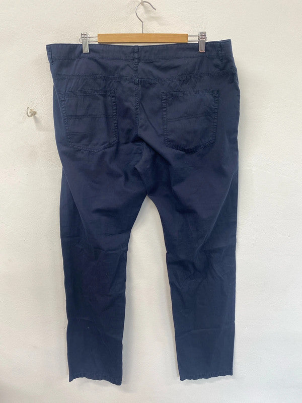 J.Hart&Bros chinos regular fit navy cotton IT58 40” FE001