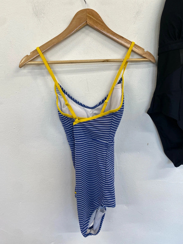 Lovely duo of swimsuits tresspass black blue UK M #60 LD003