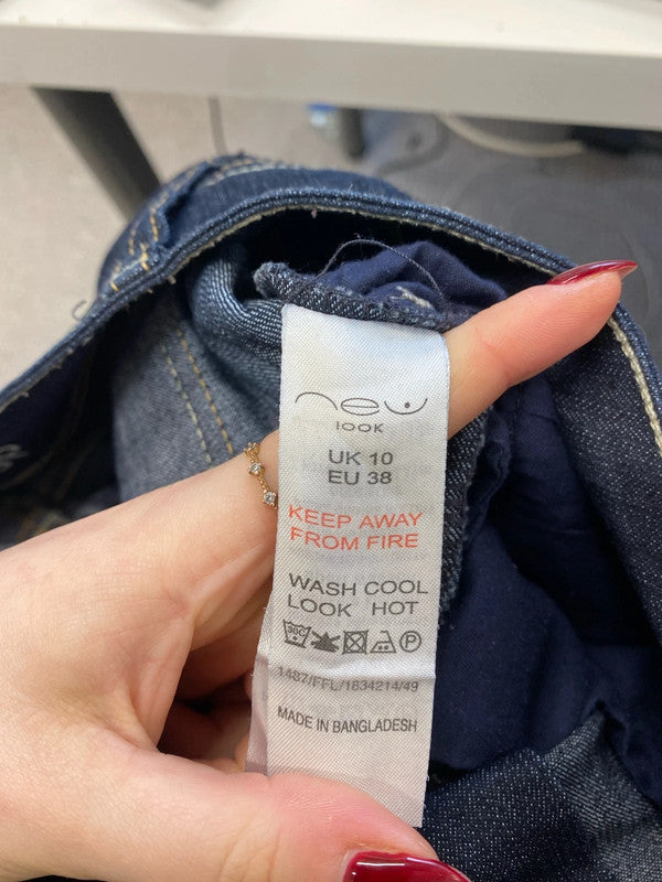 Lovely duo of cropped trousers navy grey yes yes Florence + Fred uk 10 crop SW001 #16