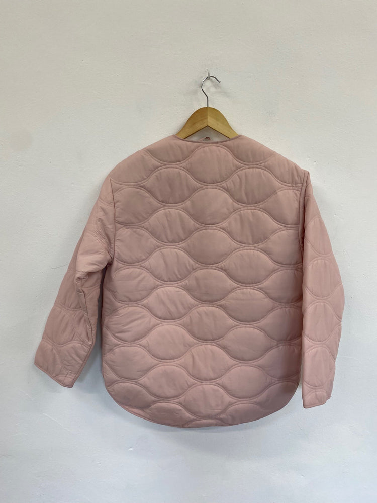 Amazing PER UNA quilted Puffer Jacket UK6 Pink Oversized HT149