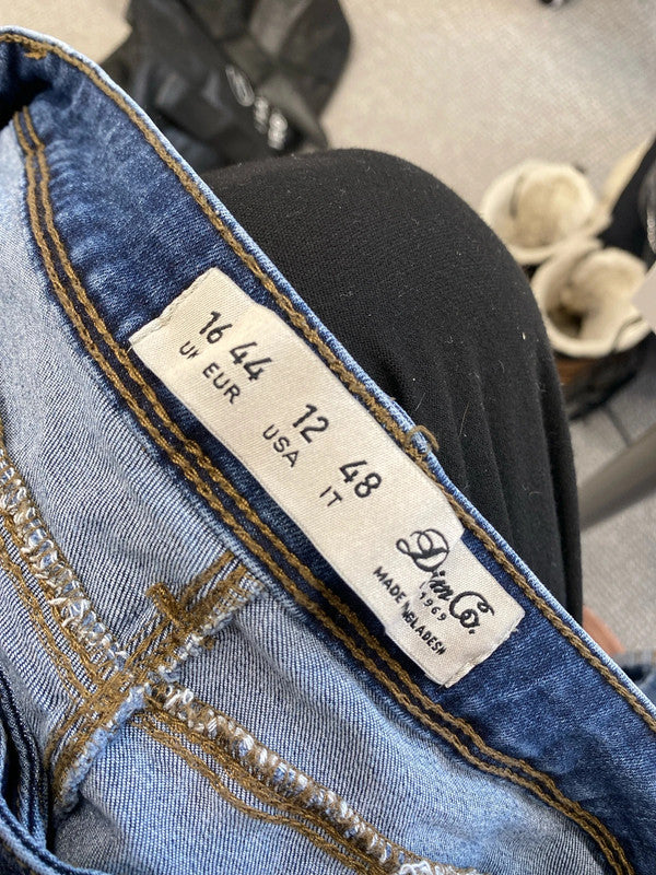 Lovely denim & Co Primark pedal pusher shorts UK 16 IM001